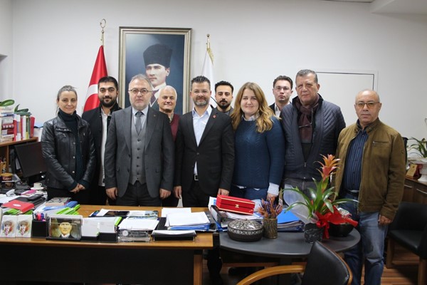 CHP Nilüfer İlçe Başkanı Özgür Şahin ve ilçe örgütünün Baromuzu ziyareti.